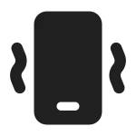 Phone Vibrate SVG Icon